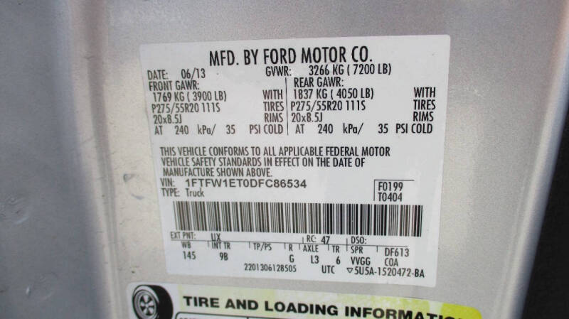 2013 Ford F-150 Platinum 4x4 Platinum 4dr SuperCrew Styleside 5.5 ft. SB - Image 30